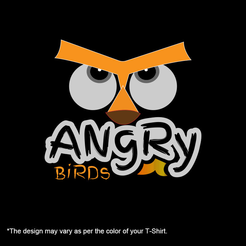 "ANGRY BIRDS", Women Half Sleeve T-shirt - FHMax.com