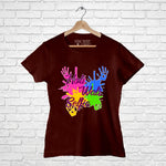 "HOLI WALI SELFIE", Women Half Sleeve T-shirt - FHMax.com