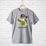 Customize Surf's Up Teddy collection with your Text, FHM London Men Half sleeve T-shirt - FHMax.com