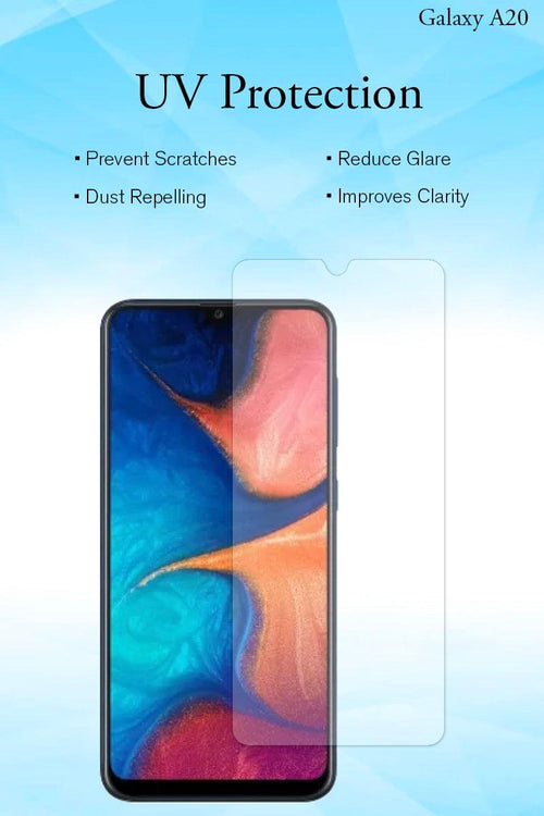 Galaxy A20 Mobile Screen Guard / Protector Pack (Set of 4) - FHMax.com