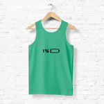 "1% BATTERY", Men's vest - FHMax.com