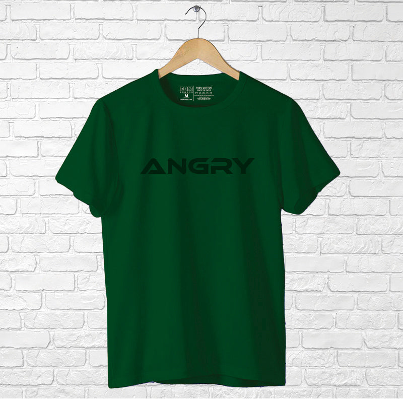 "ANGRY", Men's Half Sleeve T-shirt - FHMax.com