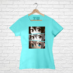 "EYES", Women Half Sleeve T-shirt - FHMax.com