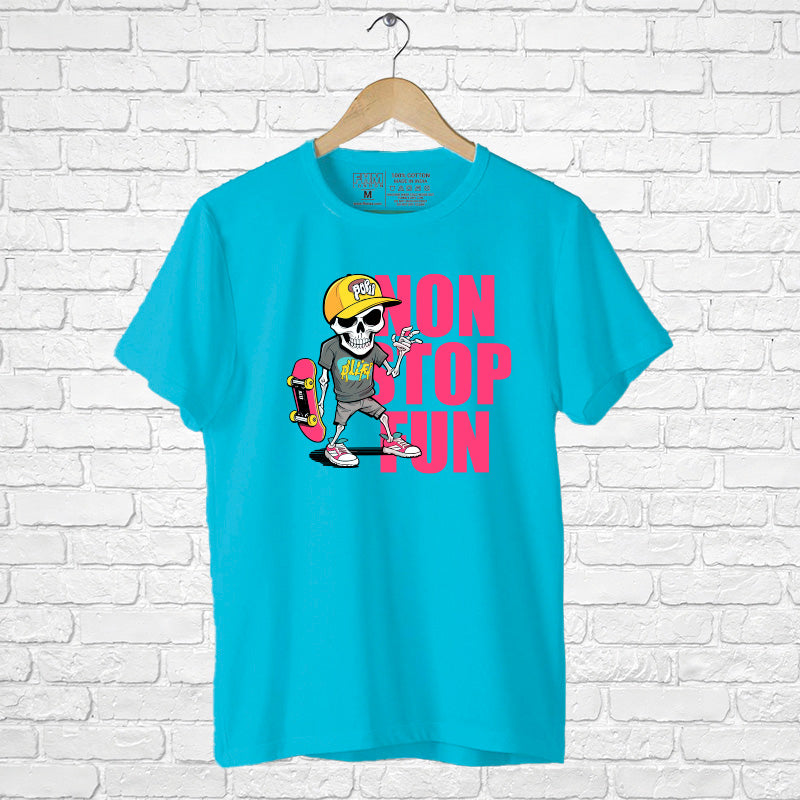 "NON STOP FUN", Men's Half Sleeve T-shirt - FHMax.com