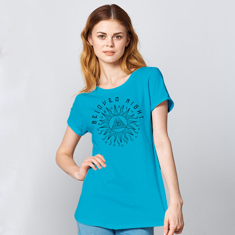 "BELOVED NIGHT", Boyfriend Women T-shirt - FHMax.com