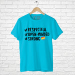 "RESPECTFUL, OPEN-MINDED, STRONG", Boyfriend Women T-shirt - FHMax.com