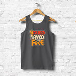 "YOUNG SAVED AND FREE", Men's vest - FHMax.com