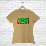 "COLORFUL ILLUSION", Women Half Sleeve T-shirt - FHMax.com