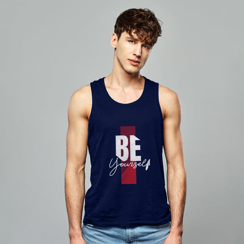 "BE YOURSELF", Men's vest - FHMax.com