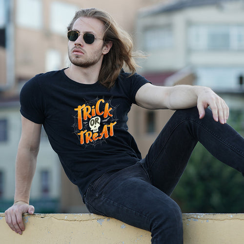 "TRICK OR TREAT", Men's Half Sleeve T-shirt - FHMax.com