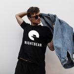 "NIGHT BEAR", Men's Half Sleeve T-shirt - FHMax.com