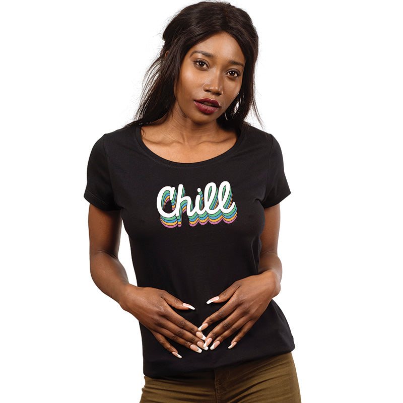 "CHILL", Women Half Sleeve T-shirt - FHMax.com