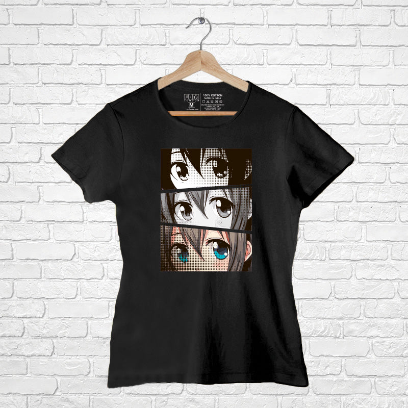 "EYES", Women Half Sleeve T-shirt - FHMax.com