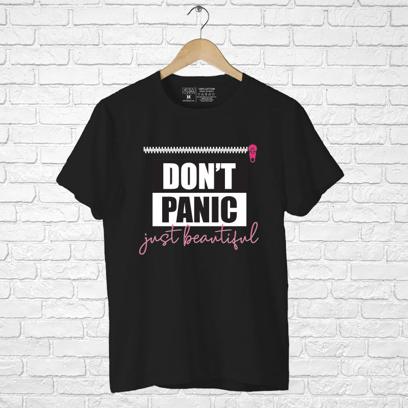 "DON'T PANIC", Boyfriend Women T-shirt - FHMax.com