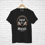 "JUST MUSIC", Men's Half Sleeve T-shirt - FHMax.com