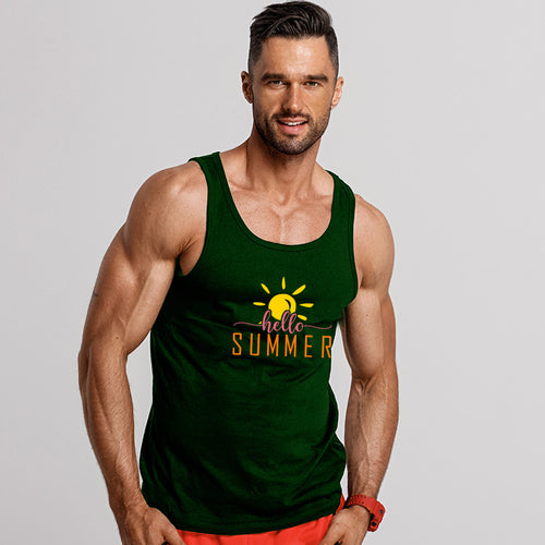 "HELLO SUMMER", Men's vest - FHMax.com