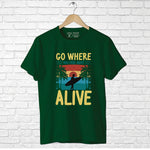 Alive, Men's Half Sleeve T-shirt - FHMax.com