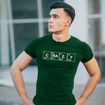 "CRAZY", Men's Half Sleeve T-shirt - FHMax.com