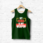 My mind is my weapon, men's vest - FHMax.com