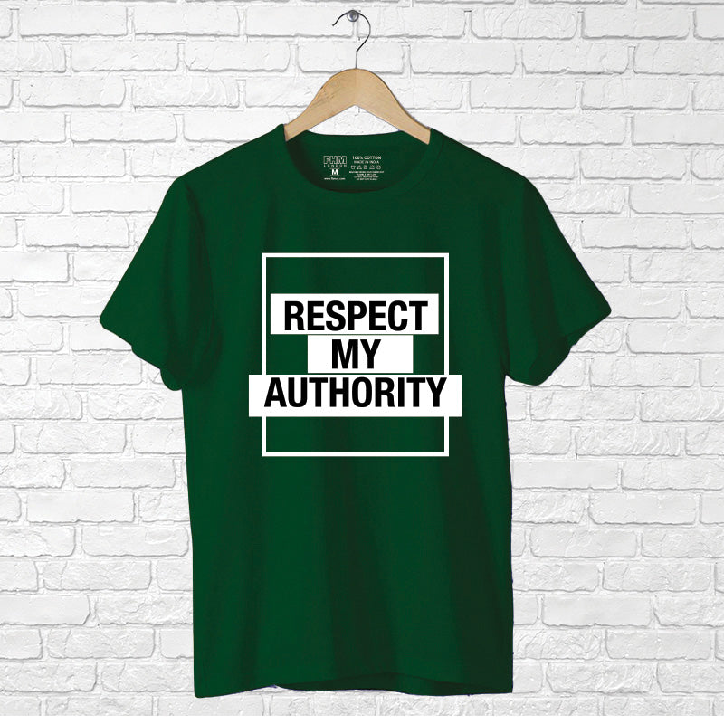 Respect my authority, Boyfriend Women T-shirt - FHMax.com
