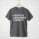 "RESPECTFUL, OPEN-MINDED, STRONG", Boyfriend Women T-shirt - FHMax.com