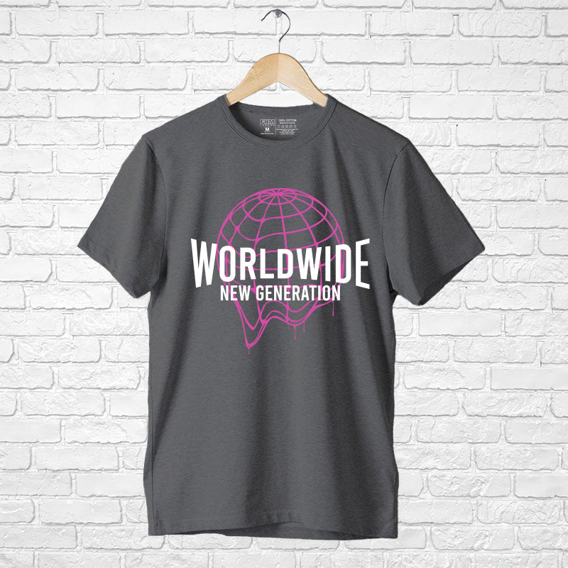 "WORLDWIDE NEW GENERATION", Men's Half Sleeve T-shirt - FHMax.com