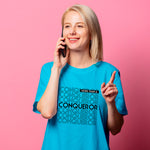 "CONQUEROR", Boyfriend Women T-shirt - FHMax.com