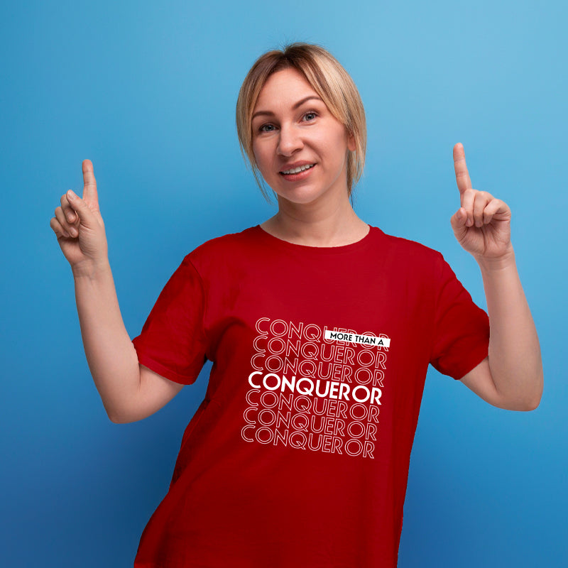 "CONQUEROR", Boyfriend Women T-shirt - FHMax.com