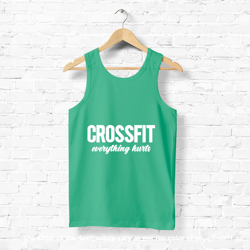 "CROSSFIT EVERYTHING HURTS", Men's vest - FHMax.com