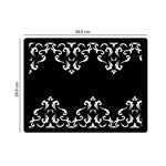 DAMASK CLASSIC PATTERN, Acrylic Mirror Table Mat - FHMax.com