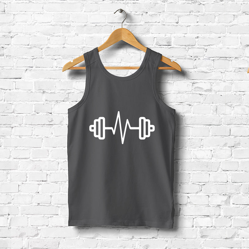 "DEADLIFT HEARTBEAT", Men's vest - FHMax.com