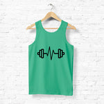 "DEADLIFT HEARTBEAT", Men's vest - FHMax.com