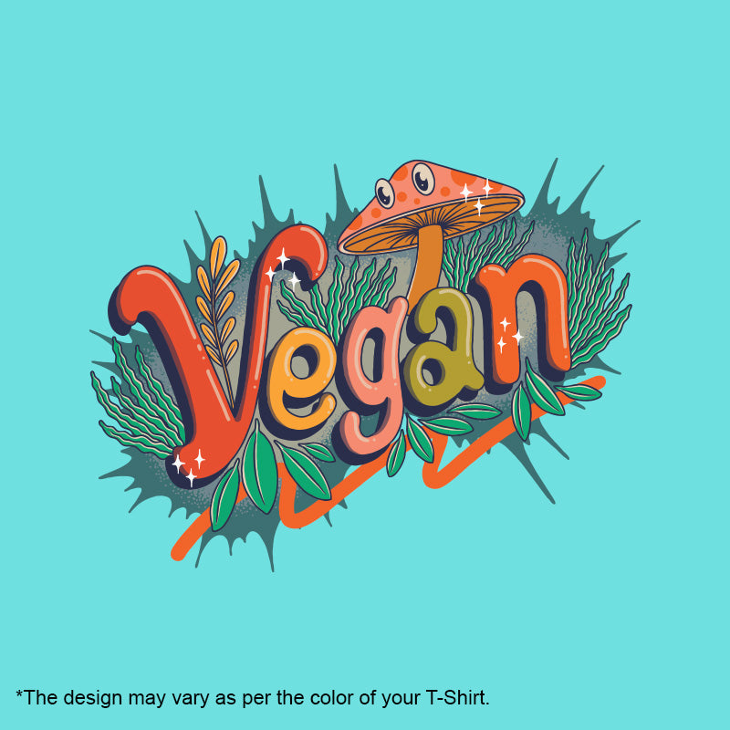 "VEGAN", Women Half Sleeve T-shirt - FHMax.com