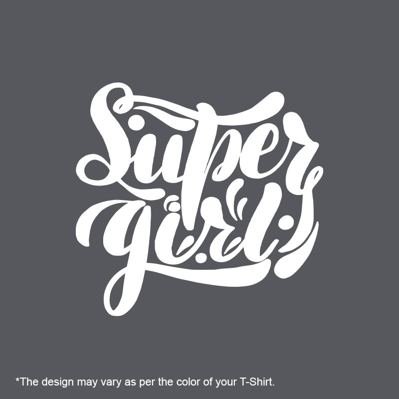 "SUPER GIRL", Boyfriend Women T-shirt - FHMax.com