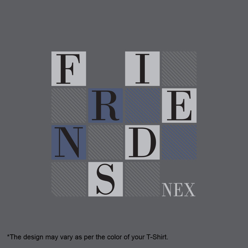 "FRIENDS", Men's Half Sleeve T-shirt - FHMax.com