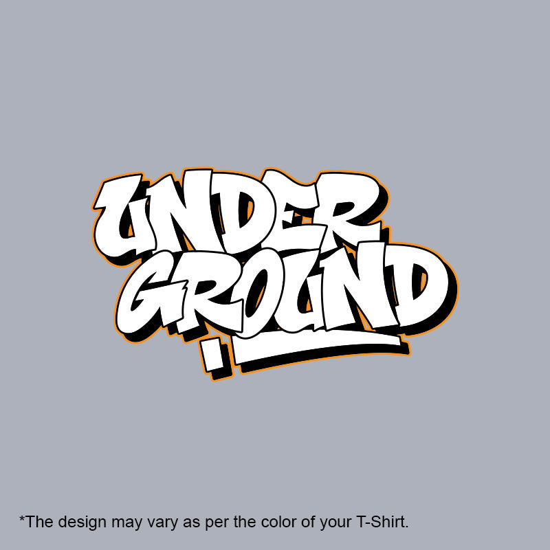 "UNDER GROUND", Men's Half Sleeve T-shirt - FHMax.com