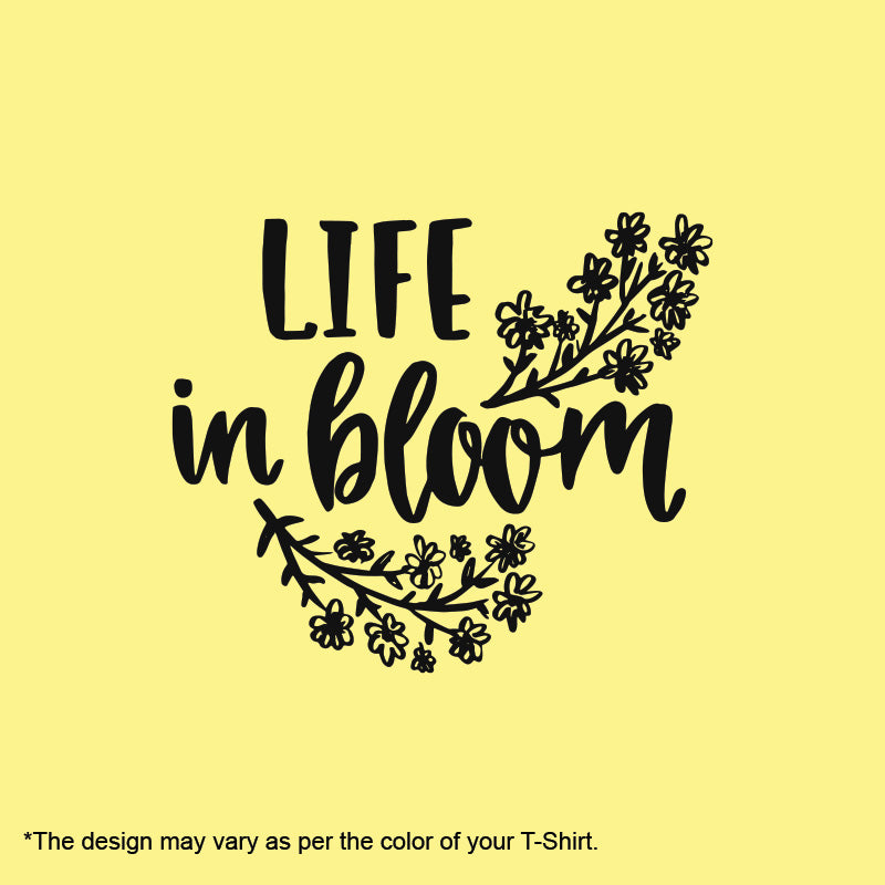 "LIFE IN BLOOM", Boyfriend Women T-shirt - FHMax.com