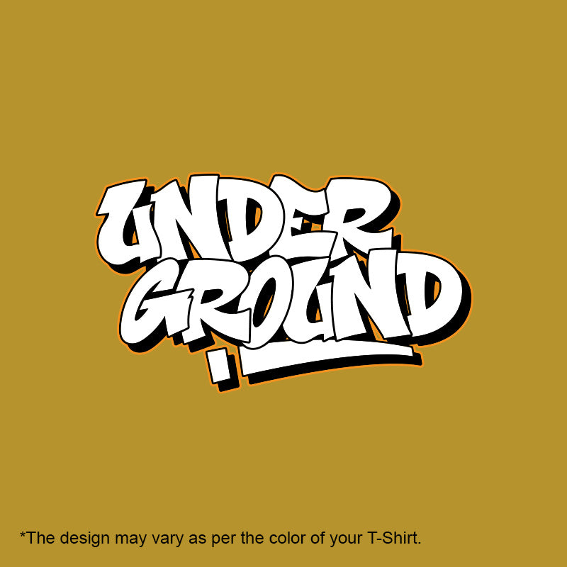 "UNDER GROUND", Men's Half Sleeve T-shirt - FHMax.com