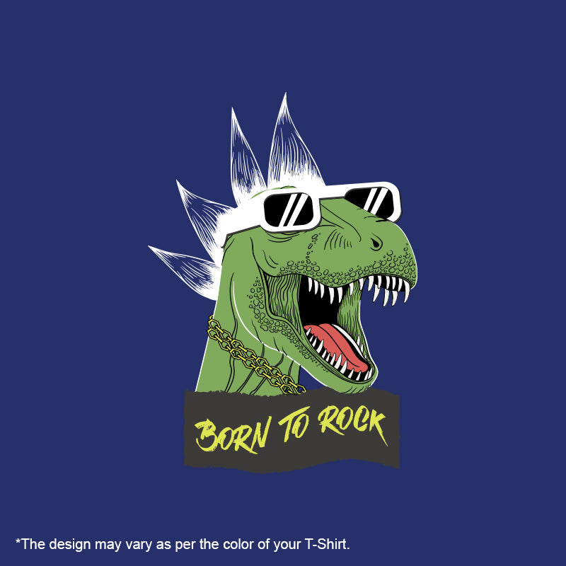 "BORN TO ROCK", Men's Half Sleeve T-shirt - FHMax.com