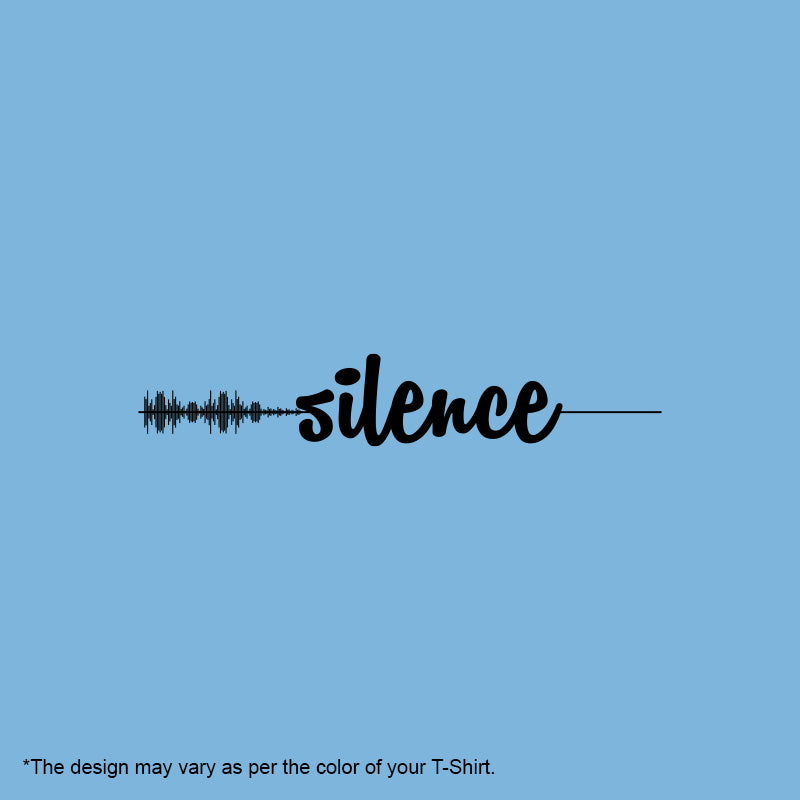 "SILENCE", Women Half Sleeve T-shirt - FHMax.com