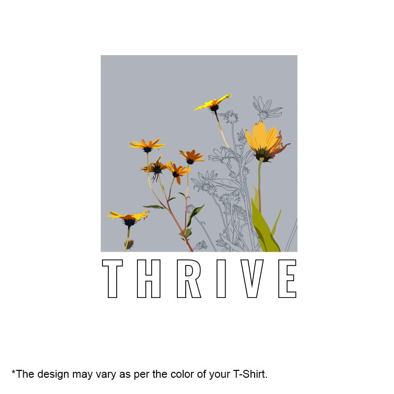 "THRIVE", Women Half Sleeve T-shirt - FHMax.com