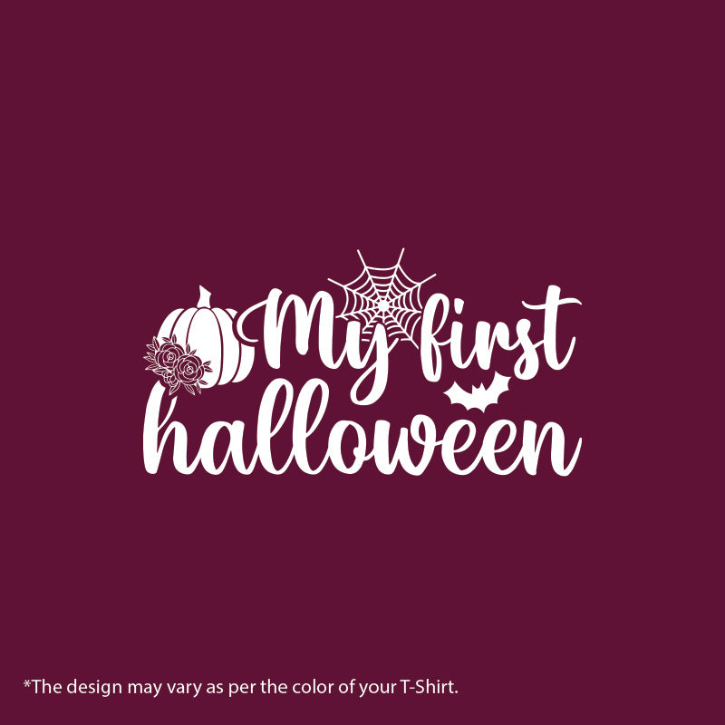 "MY FIRST HALLOWEEN", Women Half Sleeve T-shirt - FHMax.com