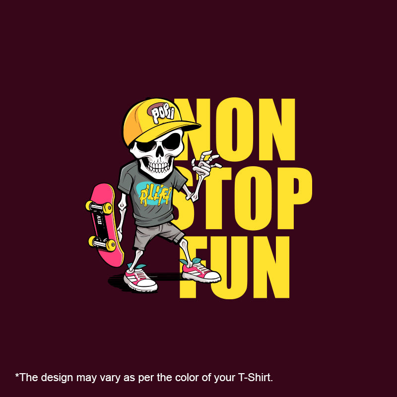 "NON STOP FUN", Men's Half Sleeve T-shirt - FHMax.com