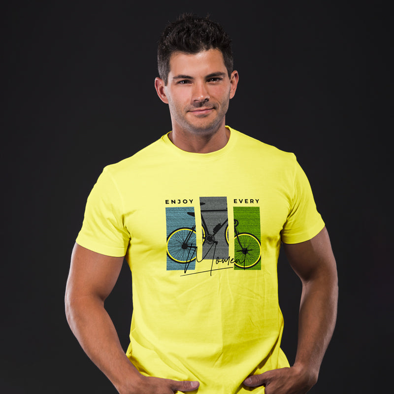 "ENJOY EVERY MOMENT", Men's Half Sleeve T-shirt - FHMax.com