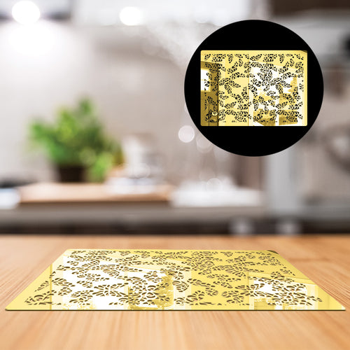 "BUTTERFLY PATTERN", Acrylic Mirror Table Mat - FHMax.com