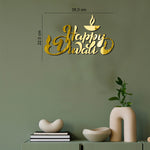"HAPPY DIWALI", Acrylic Mirror wall art - FHMax.com