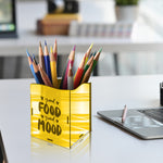"GOOD FOOD, GOOD MOOD", Acrylic mirror Pen stand - FHMax.com