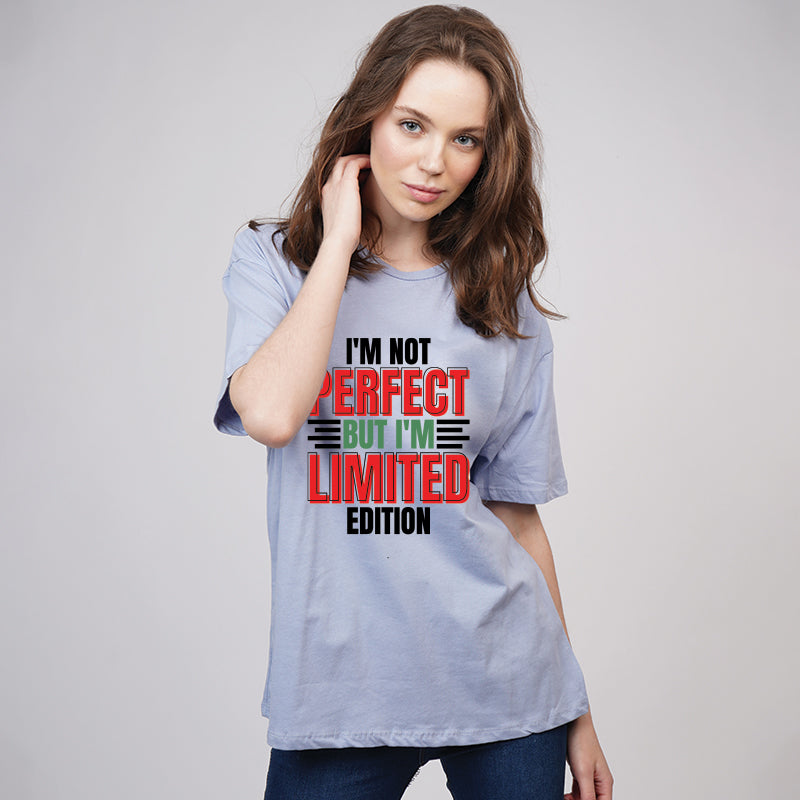 "I'M NOT PERFECT BUT I'M LIMITED EDITION", Boyfriend Women T-shirt - FHMax.com