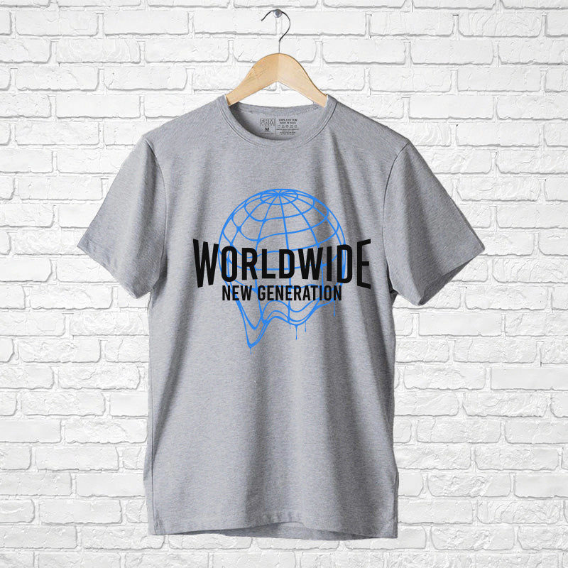 "WORLDWIDE NEW GENERATION", Men's Half Sleeve T-shirt - FHMax.com
