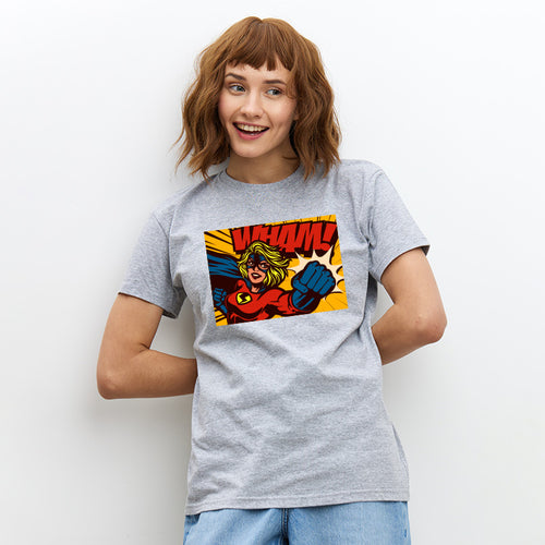 "SUPER WOMAN", Boyfriend Women T-shirt - FHMax.com